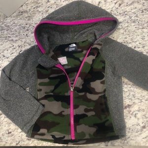 North Face Camo Fleece Jacket